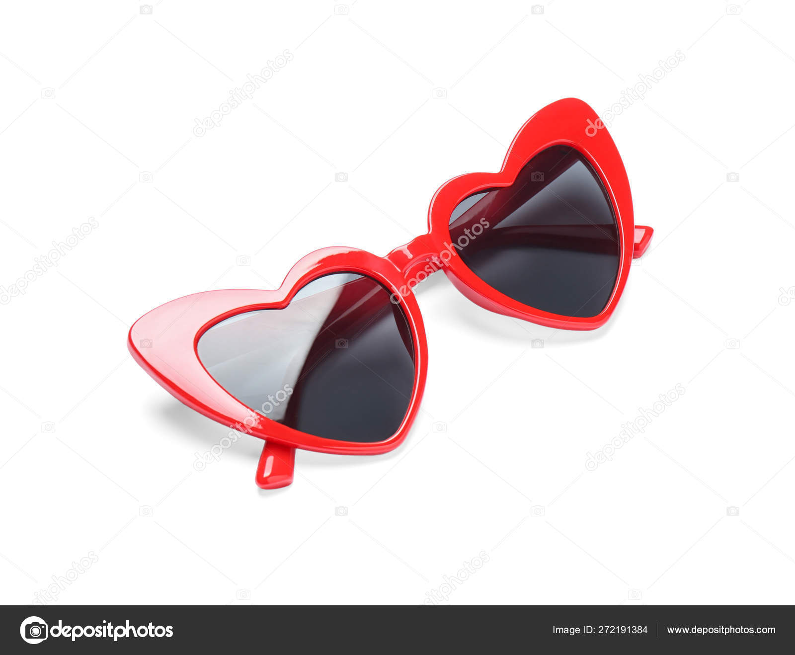 white heart shaped glasses