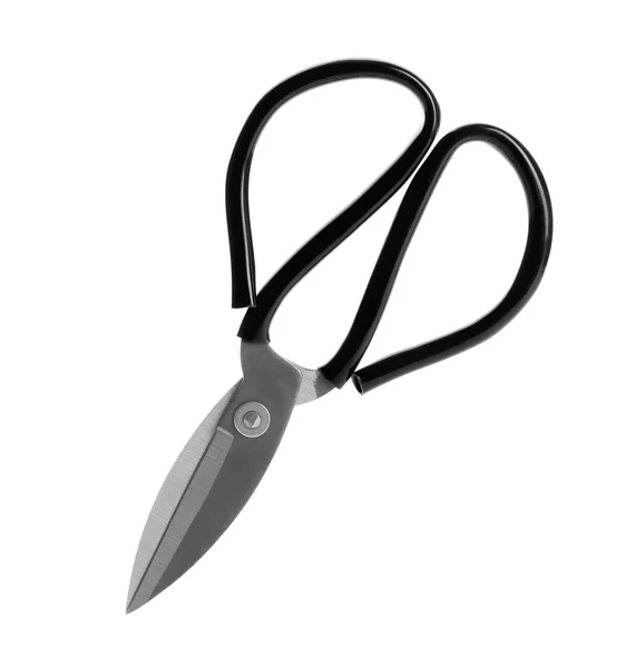 Pair of craft scissors on white background — Stock Photo, Image