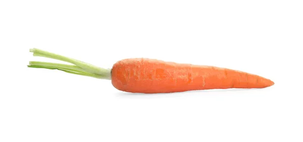 Carotte fraîche mûre sur fond blanc. Légumes sains — Photo