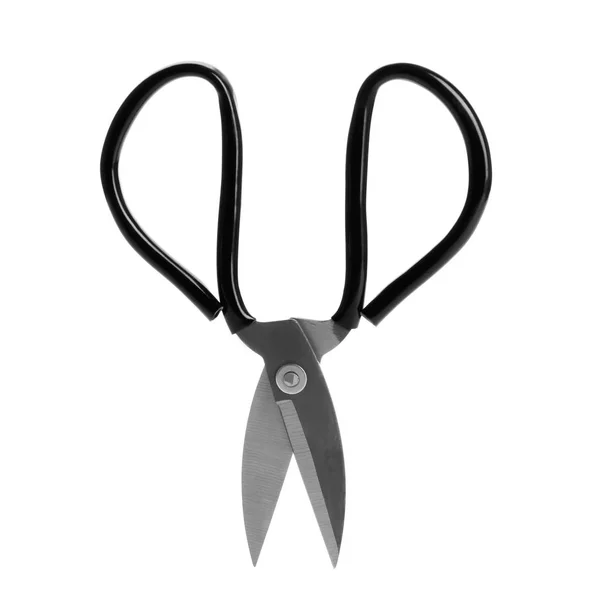Pair of craft scissors on white background — Stock Photo, Image