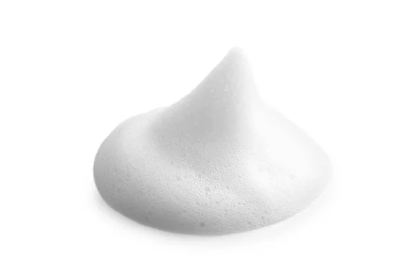 Drop of soap foam on white background — Stock Photo, Image