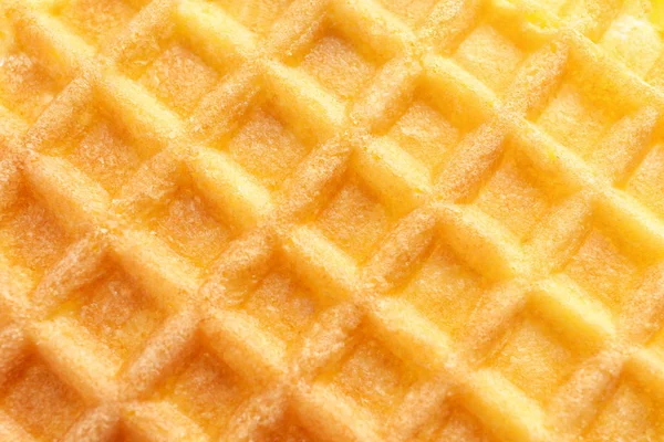 Köstliche Waffel zum Frühstück als Hintergrund, Nahaufnahme — Stockfoto