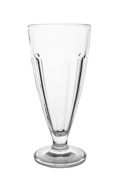 Rengör tomma Pilsner glas isolerade på vitt — Stockfoto