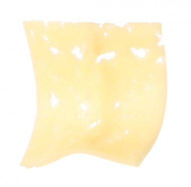 Lezzetli peynir beyaz izole parçası