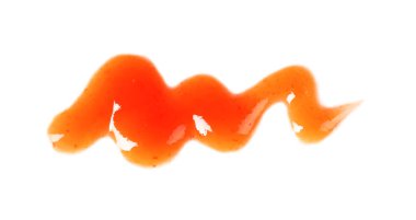 Beyaz, üst görünüm üzerinde izole lezzetli domates sosu