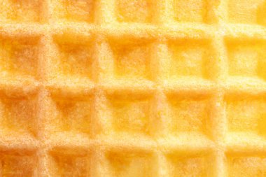 Arka plan olarak kahvaltı için lezzetli waffle, çekim