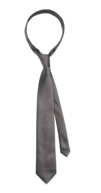 Beyaz üzerinde izole şık renkli erkek kravat