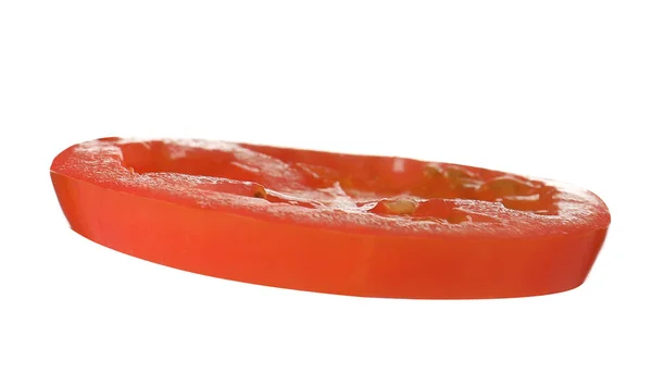 Slice of tomato for burger isolated on white — Stock Photo, Image