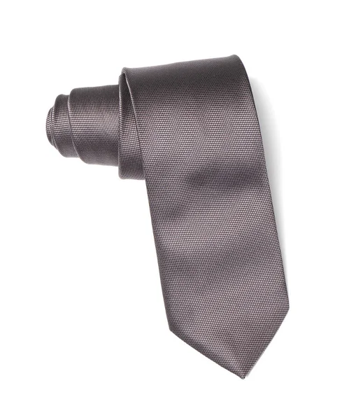 Cor elegante gravata masculina isolado no branco — Fotografia de Stock