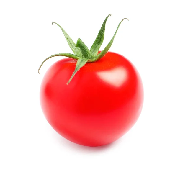 Tomate cherry orgánico fresco aislado en blanco —  Fotos de Stock