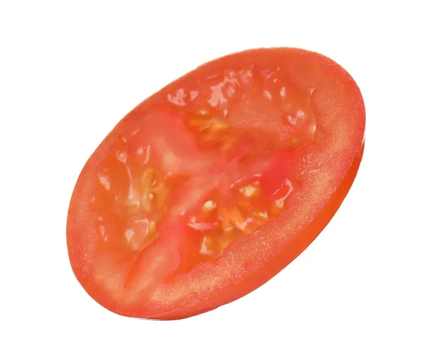 Tranche de tomate pour hamburger isolé sur blanc — Photo