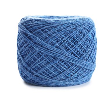 Beyaz arka planda renk örgü iplik Clew