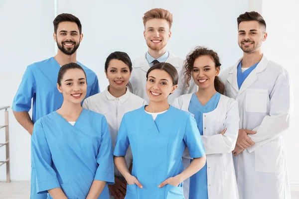 Team of medical workers in hospital. Unity concept — Stock Photo, Image