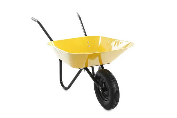 Color wheelbarrow isolated on white. Gardening tool — Stock Photo, Image