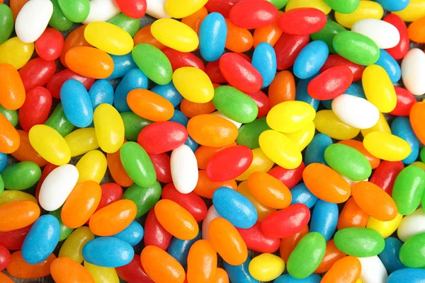 Deliziose gelatine di diversi colori, primo piano — Foto Stock