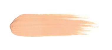 Beyaz arka plan üzerinde sıvı temel temel örneği, üst görünüm