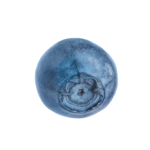 화이트에 분리 된 신선한 생 익은 블루 베리 — 스톡 사진