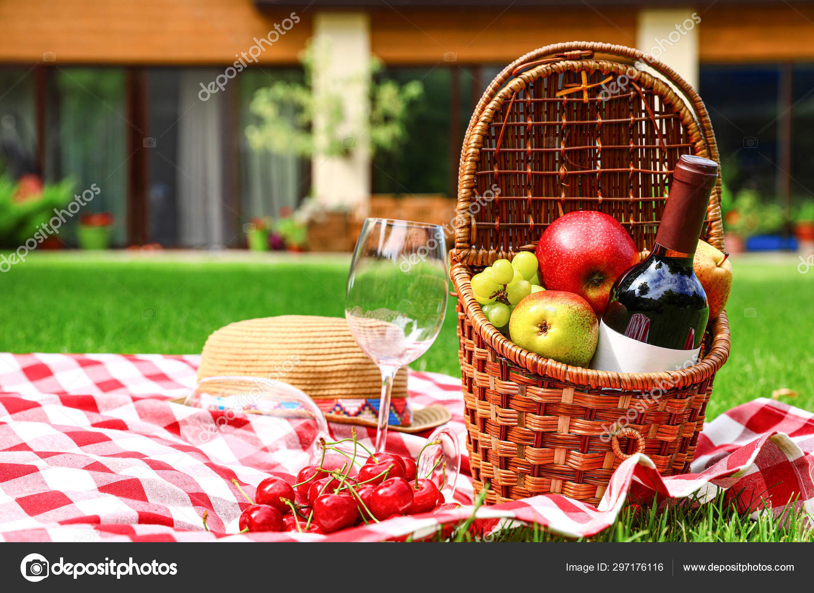 Picnic basket best sale with blanket