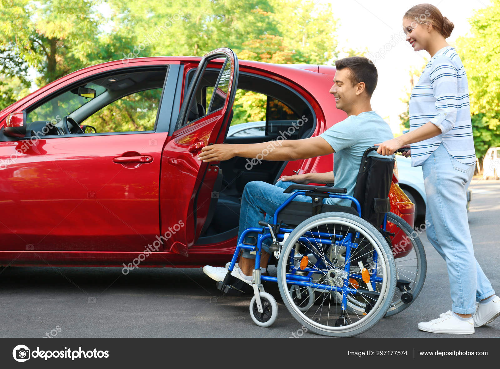 Get into a car. Get on транспорт. Helping old man. Get out of the car. To get into a car.