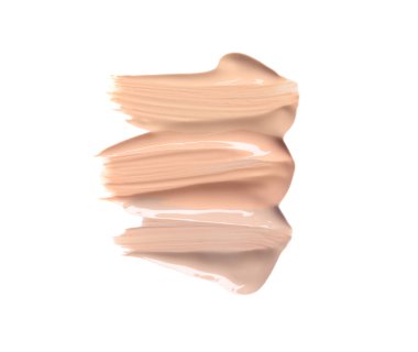 Beyaz arka planda farklı temel tonları örnekleri, üst görünüm