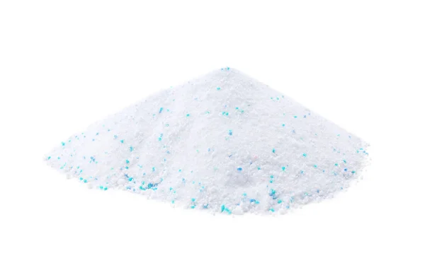 Pile of laundry detergent on white background — Stock Photo, Image