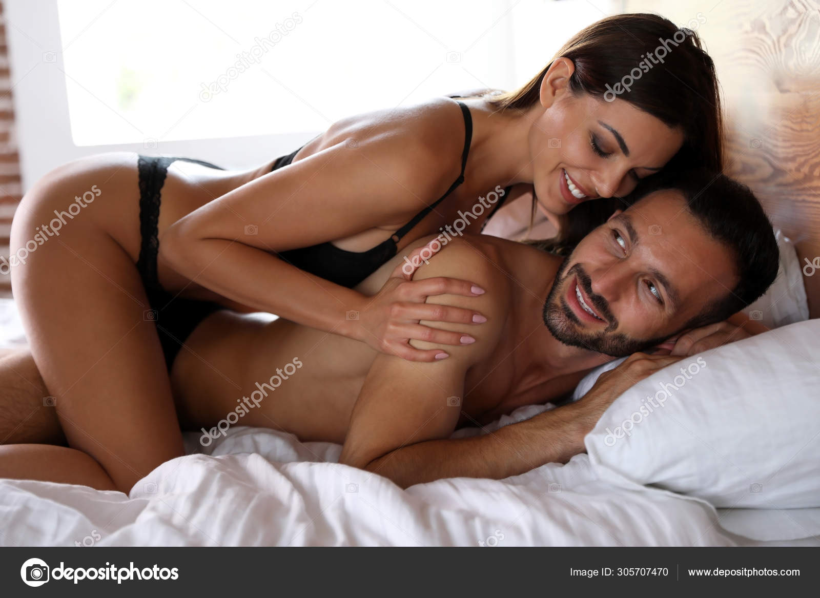 couple has passionate sex