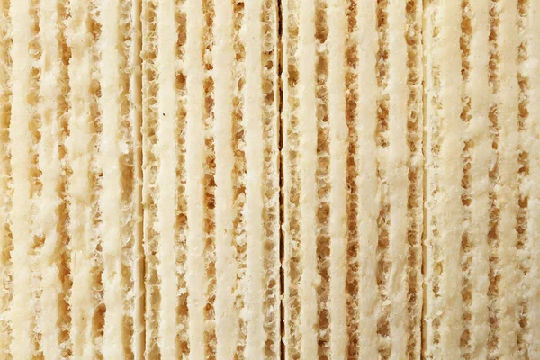 Närbild vy av läckra wafer pinnar som bakgrund. Söt mat — Stockfoto