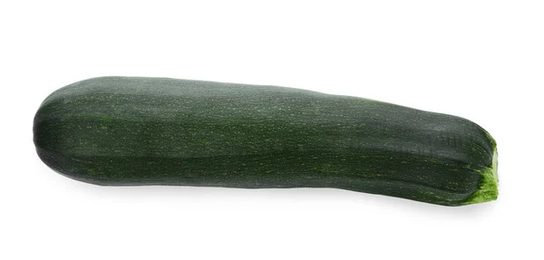 Frische reife grüne Zucchini auf weißem Hintergrund — Stockfoto