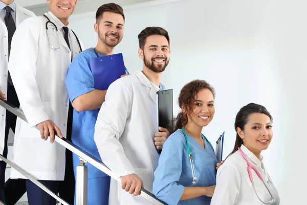 Team of medical workers in hospital. Unity concept — Stock Photo, Image