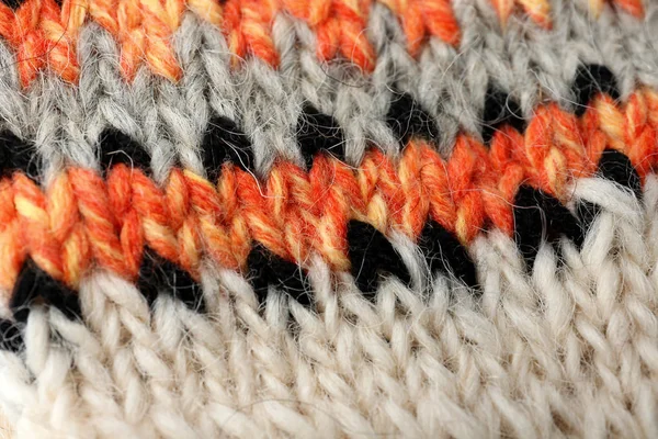 Arka plan olarak örme yumuşak yünlü çorap, closeup — Stok fotoğraf