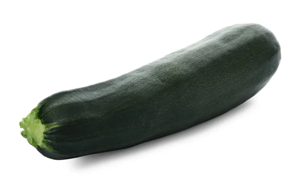 Frische reife grüne Zucchini auf weißem Hintergrund — Stockfoto