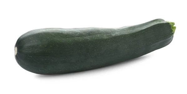 Frische reife grüne Zucchini auf weißem Hintergrund — Stockfoto