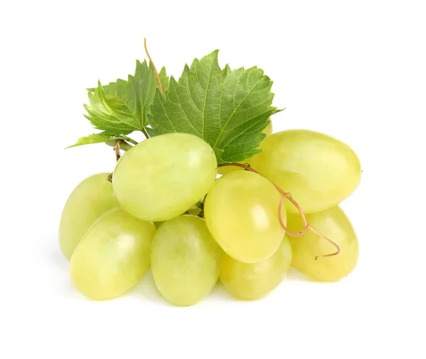 Fresh ripe juicy grapes isolated on white — Stock Photo, Image