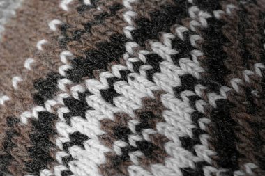 Arka plan olarak örme yumuşak yünlü çorap, closeup