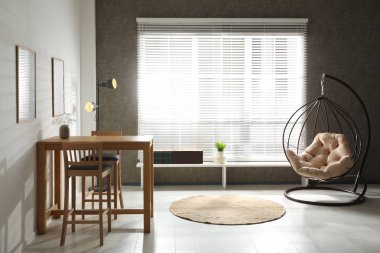 Şık konforlu mobilyalar ile modern oda iç