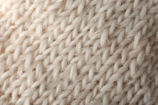 Knitted soft woolen sock as background, closeup — Stock Photo, Image