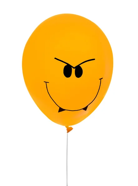 Spooky balloon for Halloween party on white background — Stock Photo, Image