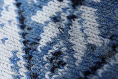 Arka plan olarak örme yumuşak yünlü çorap, closeup