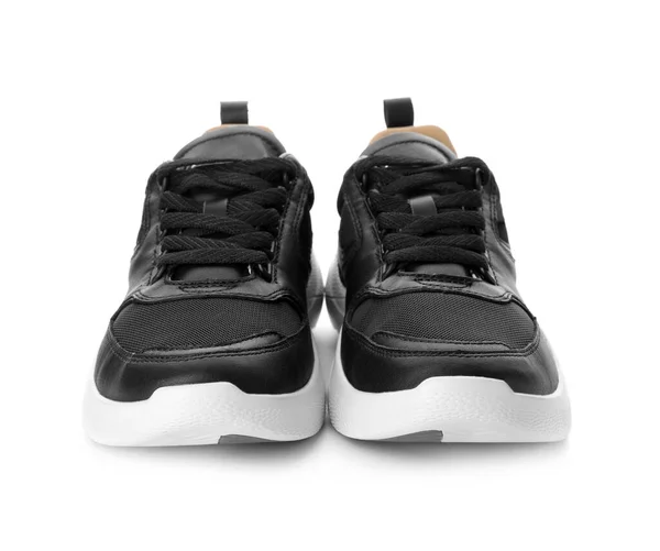 Paar elegante Schuhe auf weißem Hintergrund — Stockfoto