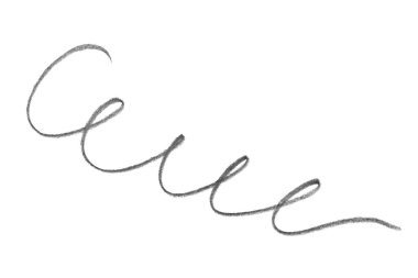 Beyaz arkaplana el çizimi kalem karalaması