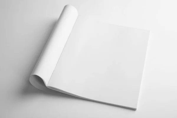 Blank book on white background. Mock up for design — 图库照片