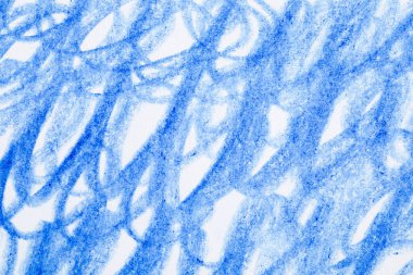 Arka plan olarak mavi kalem kuluçkaya yatma, üst görünüm