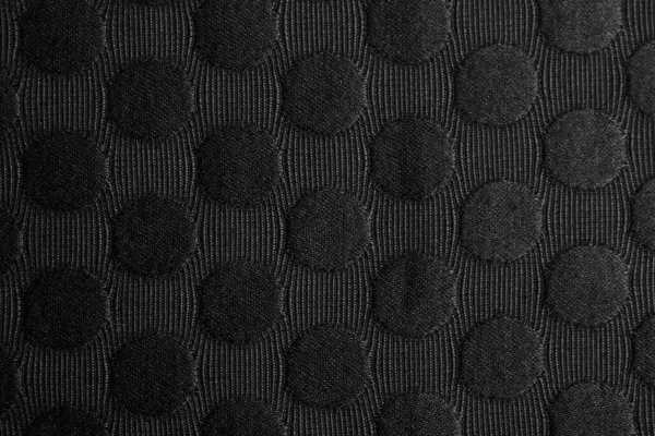 Textured Black Fabric Background Closeup View — Stock Photo, Image