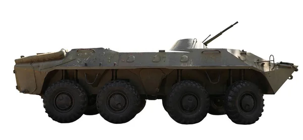 Armored Fighting Vehicle Isolated White Military Machinery — Stock Photo, Image