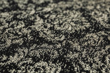 Arka plan olarak şık desenli güzel kumaş dokusu, yakın plan