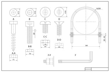 Arka plan olarak makine mühendisliği çizimi. Teknik plan 