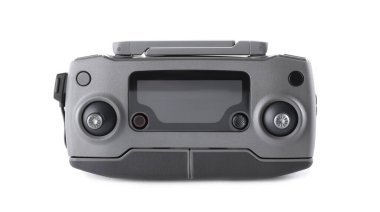 Yeni modern dron denetleyici beyaz üzerinde izole