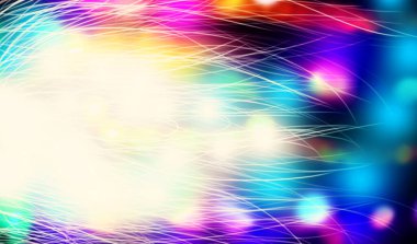 Kıvılcım ve bokeh etkisine sahip soyut parlak arkaplan bulanık görünümü 