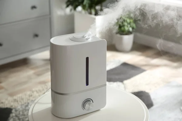 Modern Air Humidifier Table Home — Stock Photo, Image