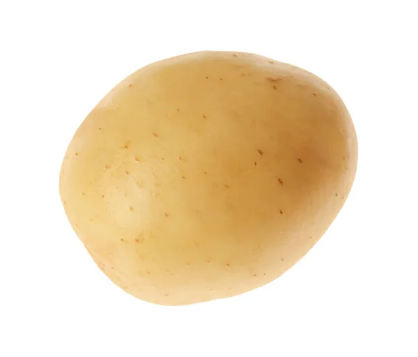 Свіжа Сира Органічна Картопля Ізольована Білому — стокове фото